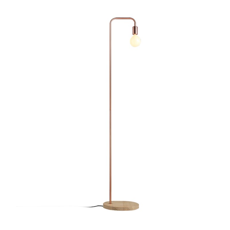 Rose Gold LED Standing Light Indoor Lighting Floor Lamp Minimalist
