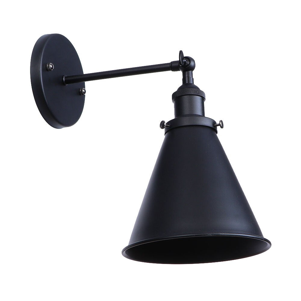 Industry Led Metal Black Silver Wall Lamps Bedside Lamp